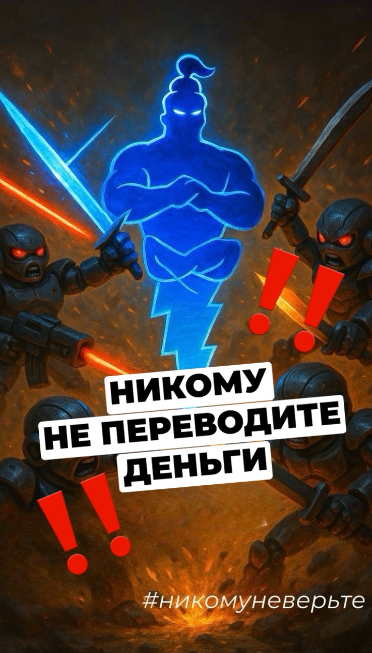 ВНИМАНИЕ! НЕ ПЕРЕВОДИТЕ ДЕНЬГИ МОШЕННИКАМ!