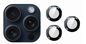 Защитная линза на камеры iPhone 15 Pro/iPhone 15 Pro Max (Синий)