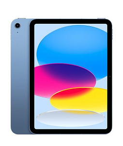 Планшет Apple iPad 10.9 (2022) 256GB Wi-Fi + Cellular (Wi‑Fi + Cellular, 256 ГБ, Синий, 4 ГБ, Без Rustore)