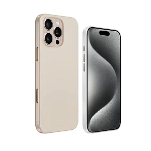 Чехол пластиковый KZDOO Air Skin для iPhone 16 Pro Max (Пустынный)