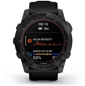 Умные часы Garmin Fenix 7X Sapphire Solar Wi-Fi (Чёрный)