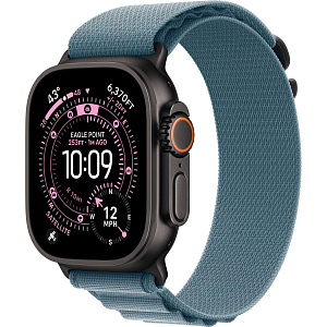 Умные часы Apple Watch Ultra 3 (Black, 49mm, Alpine Loop, Light Blue, L)