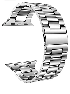 Ремешок металлический для Apple Watch 38/40/41 (Серебристый)
