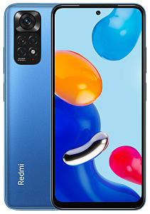 Смартфон Xiaomi Redmi Note 11 4/128GB NFC (RU/A) (4 ГБ, 128 ГБ, Синий, RU, Dual nanoSim, Без Rustore)
