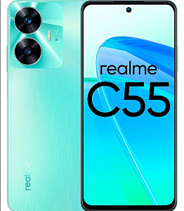 Смартфон Realme C55 8/256GB (Зеленый, 8 ГБ, 256 ГБ, Global, Dual nanoSim, Без Rustore)