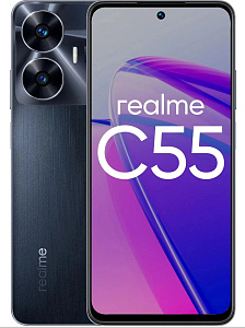 Смартфон Realme C55 8/256GB (Чёрный, 8 ГБ, 256 ГБ, Global, Dual nanoSim, Без Rustore)