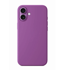 Чехол силиконовый MagSafe для iPhone 16 (Фуксия)