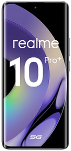 Смартфон Realme 10 Pro Plus 5G 12/256GB (Чёрный, 256 ГБ, 12 ГБ, Global, Dual nanoSim, Без Rustore)