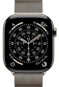 Умные часы Apple Watch Series 11 (Natural Titanium, Natural, Milanese Loop, 46mm, M/L)