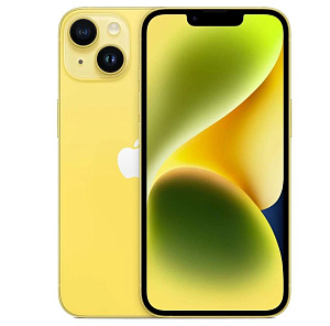Смартфон Apple iPhone 14 Plus 512GB Dual nanoSIM (512 ГБ, Жёлтый, Китай, 6 ГБ, Dual nanoSim, Без Rustore)