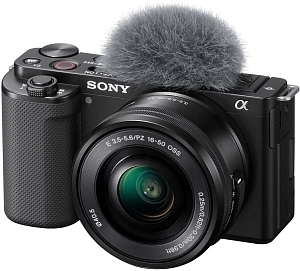 Беззеркальный фотоаппарат Sony Vlogcam ZV-E10L Kit 16-50mm (Чёрный)