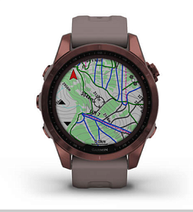 Умные часы Garmin Fenix 7s Sapphire Solar (Бронзовый)