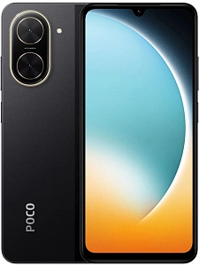 Смартфон Xiaomi POCO C71 (Чёрный, 3 ГБ, 64 ГБ, RU, Dual nanoSim, Без Rustore)