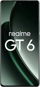 Смартфон Realme GT6 12/256GB (Зелёный, 12 ГБ, 256 ГБ, Dual nanoSim, Global, Без Rustore)