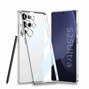Чехол пластиковый прозрачный на Смартфон Samsung Galaxy S25 Ultra (Прозрачный)