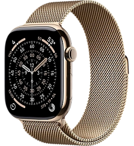 Умные часы Apple Watch Series 11 (Gold Titanium, Gold, Milanese Loop, 46mm, M/L)