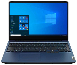 Ноутбук Lenovo IdeaPad Gaming 3 15IMH05 15.6"(1920x1080, Intel Core i5 2.5 ГГц, RAM 8GB, SSD 512GB, GeForce GTX 1650 Ti, Windows 10 Home) (81Y40099RK) (RU/A) (Синий, 8 ГБ, 512 ГБ, RU)