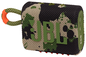 Портативная акустика JBL GO 3 (Зелёный камуфляж)