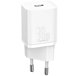 Сетевое зарядное устройство Baseus Super Si Quick Charger 1C 30W (Белый)
