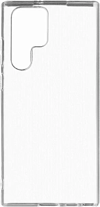 Чехол силиконовый прозрачный для Samsung Galaxy S22 Ultra (Прозрачный)