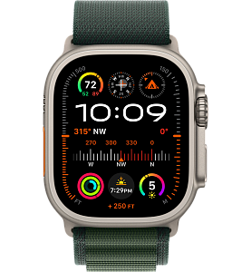 Умные часы Apple Watch Ultra 2 49 мм (2024) Natural Case with Alpine Loop (49mm, Dark Green S, S)