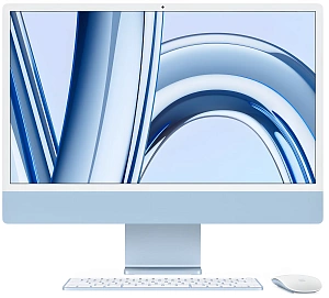 Моноблок Apple iMac 24 2023 (M3 8-Core, GPU 8-Core, 16GB, 1TB) (Синий, 16 ГБ, 1 ТБ, Z197000E7)