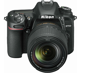 Зеркальный фотоаппарат Nikon D7500 Kit с AF-S 18-140 VR (Черный)