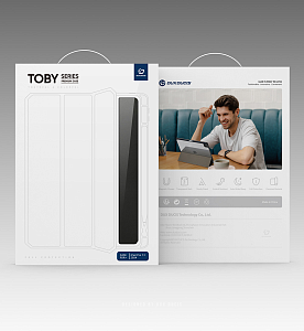 Чехол-книжка Gurdini Dux Ducis Toby Series для iPad Pro 13 (2024) (Черный)