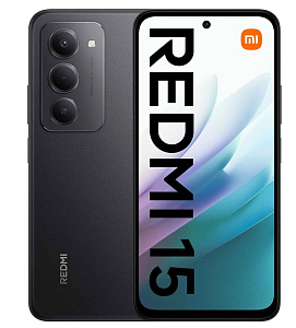 Смартфон Xiaomi Redmi 15 4G (Черный, 128 Гб, 6 ГБ, RU)
