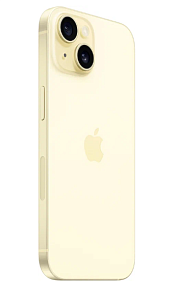 Смартфон Apple iPhone 15 128GB eSim (Жёлтый, 128 ГБ, 6 ГБ, США, eSim, Без Rustore)
