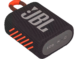 Портативная акустика JBL GO 3 (Чёрный/Оранжевый)