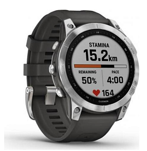 Умные часы Garmin Fenix 7 Sapphire Solar (Серый)