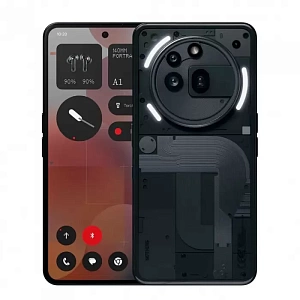Смартфон Nothing Phone (3a) Pro (Чёрный, 12 ГБ, 256 ГБ, nanoSim+eSim, Global, Без Rustore)