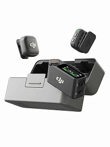 Микрофон DJI Mic 3 (2 TX + 1 RX + Charging Case) (Черный)