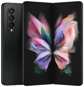 Смартфон Samsung Galaxy Z Fold3 256GB (RU/A) (Чёрный, 12 ГБ, 256 ГБ, RU, nanoSim+eSim, Без Rustore)