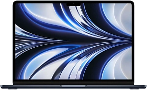 Ноутбук Apple MacBook Air 13 2022 (M2 8-Core, GPU 8-Core, 16GB, 512GB) (16 ГБ, 512 ГБ, Z160000KY, Темная ночь)