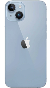 Смартфон Apple iPhone 14 256GB eSIM (256 ГБ, Синий, США, 6 ГБ, eSim, Без Rustore)