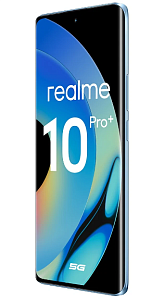 Смартфон Realme 10 Pro Plus 5G 8/128GB (Голубой, 128 ГБ, 8 ГБ, Global, Dual nanoSim, Без Rustore)