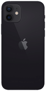 Смартфон Apple iPhone 12 64GB (64 ГБ, Чёрный, 4 ГБ, nanoSim+eSim, Global, Без Rustore)