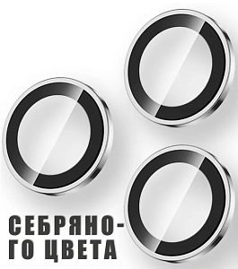 Защитное стекло на камеру Remax Gl-27 для iPhone 15 Pro / 15 Pro max (Белый)