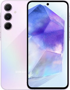 Смартфон Samsung Galaxy A55 5G 8/128GB (Лаванда, 8 ГБ, 128 ГБ, nanoSim+eSim, Global, Без Rustore)