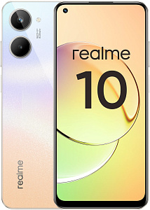 Смартфон Realme 10 8/128GB (Белый, 8 ГБ, 128 ГБ, Global, Dual nanoSim, Без Rustore)