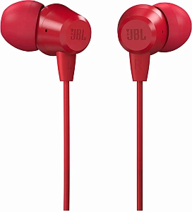 Проводные наушники JBL C50HI (Красный)