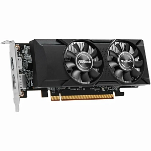 Видеокарта ASRock 6144Mb Intel Arc A380 Low Profile 6GB (A380 LP 6G) 1xDP, 1xHDMI, Ret (Чёрный)