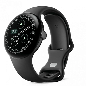 Умные часы Google Pixel Watch 4 (Matte Black/Obsidian, 45mm, LTE)