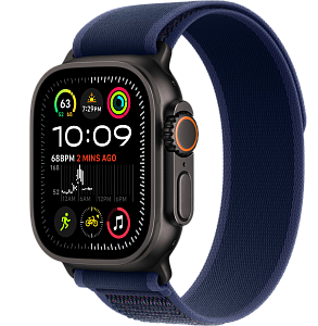 Умные часы Apple Watch Ultra 2 49 мм (2024) Black Case with Trail Loop (49mm, Blue S/M, S/M)