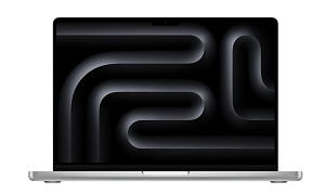 Ноутбук Apple MacBook Pro 14 2023 (M3 8-Core, GPU 10-Core, 8GB, 512GB) (Серебристый, 512 ГБ, 8 ГБ, MR7J3)