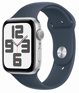 Умные часы Apple Watch SE 40мм (2024) (40mm, Серебристый, S/M, Уценка)