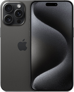 Смартфон Apple iPhone 15 Pro 128GB nanoSim+eSim (Титановый Чёрный, 128 ГБ, 8 ГБ, Global, nanoSim+eSim, Уценка)