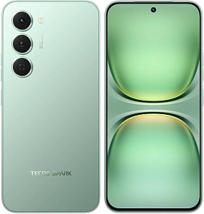 Смартфон Tecno Spark 40 Pro (Зеленый, 8 ГБ, 128 ГБ, Dual nanoSim, Global, Без Rustore)